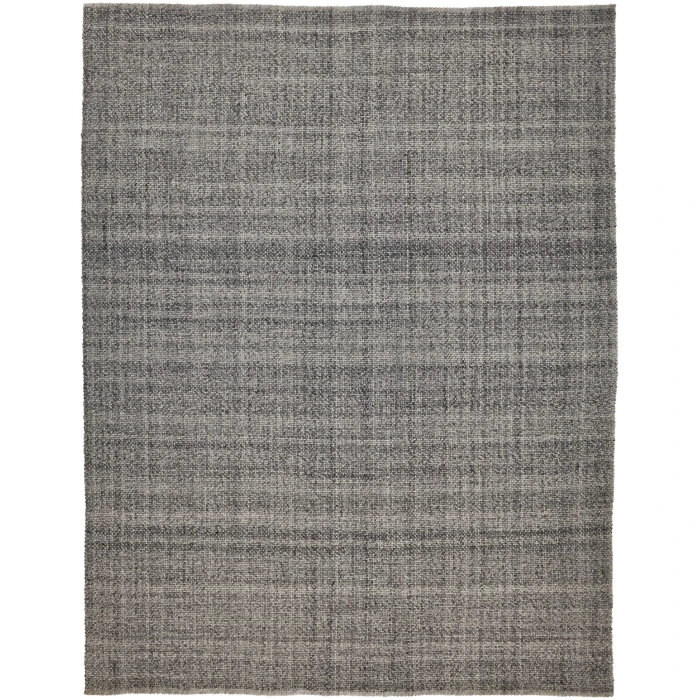 Feizy Naples Space Dyed In/Outdoor Flatweave, Charcoal Gray, 8ft x 10ft Area Rug