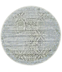 Feizy Katari 3374F ICE/BIRCH Area Rug 8 ft. X 8 ft. Round