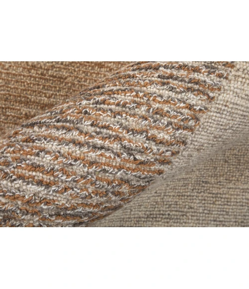 Feizy Pollock Bohemian & Eclectic Abstract, Brown/Tan/Ivory, 2' x 3' Accent Rug