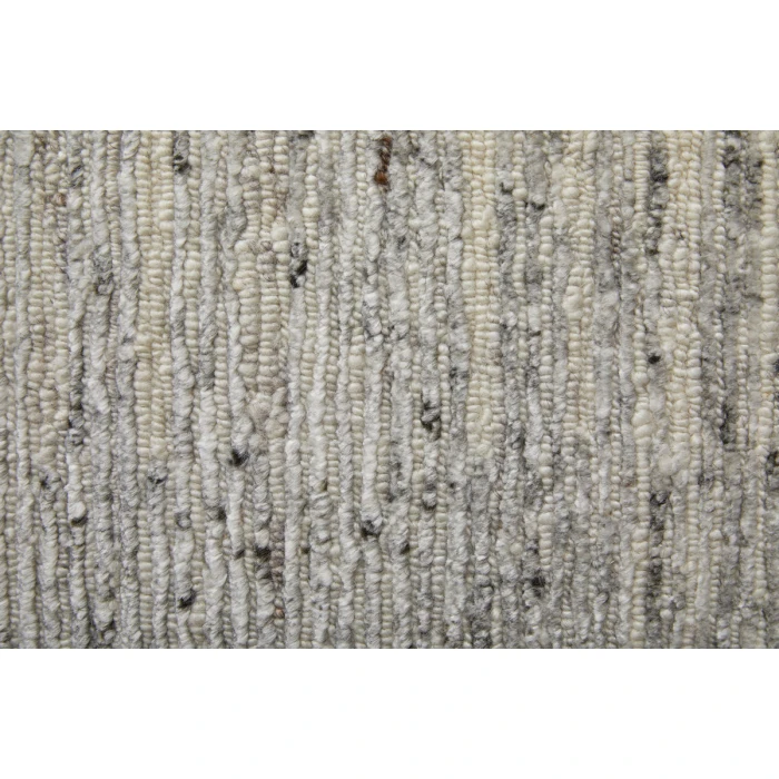 Feizy Brighton Casual Abstract, Ivory/Gray, 2'-6" x 12' Runner