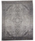 Feizy Sarrant Bohemian & Eclectic Medallion, Gray/Silver/Ivory, 9'-6" x 12'-7" Area Rug