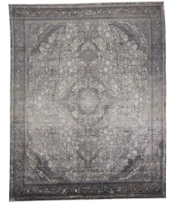 Feizy Sarrant 3967F CHARCOAL Area Rug 9 ft. 6 in. X 12 ft. 7 in. Rectangle