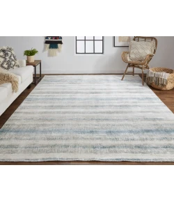 Feizy Mackay 8824F BLUE Area Rug 4 ft. X 6 ft. Rectangle