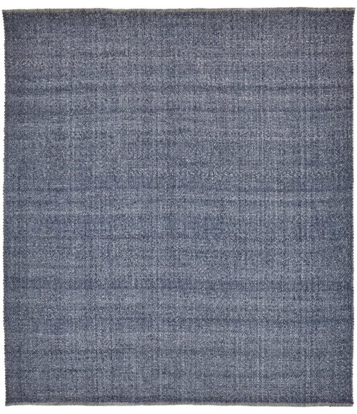 Feizy Naples Space Dyed In/Outdoor Flatweave, Navy/Denim Blue, 2ft x 3ft Area Rug