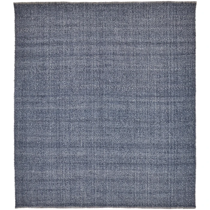 Feizy Naples Space Dyed In/Outdoor Flatweave, Navy/Denim Blue, 8ft x 10ft Area Rug