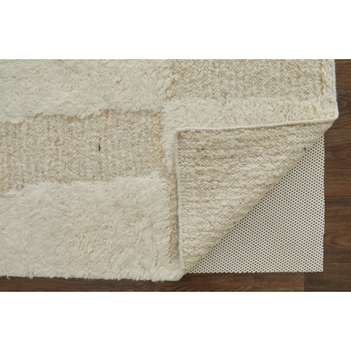 Feizy Ashby Farmhouse Geometric, Tan/Ivory, 3'-6" x 5'-6" Accent Rug