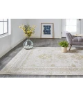 Feizy Aura Vintage Persian, Gold/Ivory, 9'-2" x 12' Area Rug