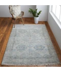 Feizy Caldwell Vintage Oriental, Blue/Gray/Taupe, 9' x 12' Area Rug