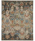 Feizy Leylan Bohemian & Eclectic Ikat, Taupe/Tan/Orange, 2' x 3' Accent Rug