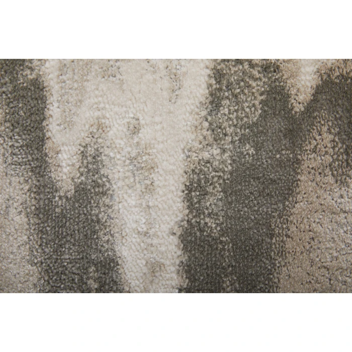 Feizy Micah Casual Abstract, Gray/Taupe/Ivory, 2'-10" x 7'-10" Runner