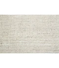 Feizy Alford Minimalist Eyelash Wool Rug, Solid Ivory, 7ft-9in x 9ft-9in Area Rug
