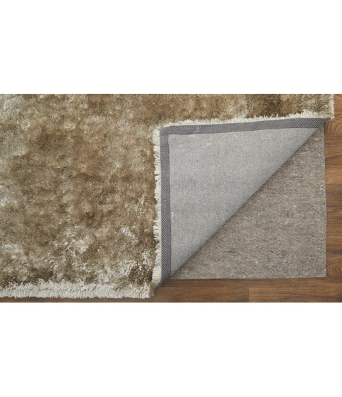 Feizy Blunham Luxury & Glam Solid, Gold/Green, 7' x 10' Area Rug