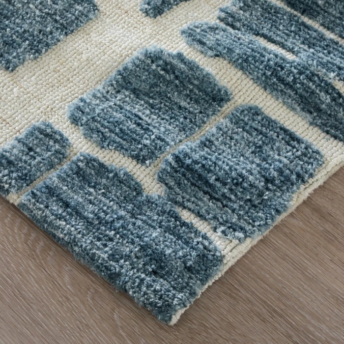 Feizy Colton Blue/Ivory 8748A58F 3 ft. 6 in. X 5 ft. 6 in. Rect. Rug