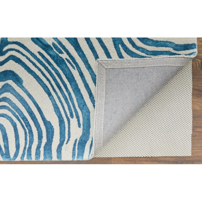 Feizy Lorrain Bohemian & Eclectic Abstract, Blue/Ivory, 8' x 11' Area Rug