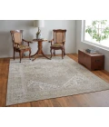 Feizy Celene Vintage Medallion, Brown/Ivory/Tan, 7'-9" x 10' Area Rug