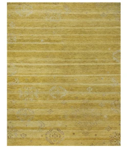 Feizy Qing 6064F YELLOW Area Rug 8 ft. 6 in. X 11 ft. 6 in. Rectangle