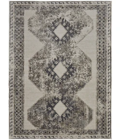 Feizy Kano 39LJF IVORY/CHARCOAL Area Rug 7 ft. 10 in. X 11 ft. Rectangle