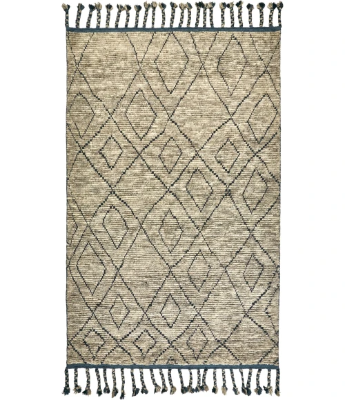 Feizy Twain Tan/Blue/Black 6766785F 8ft.6in. x 11ft.6in. Rect. Rug