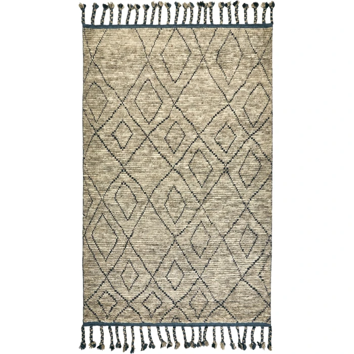 Feizy Twain Tan/Blue/Black 6766785F 8ft.6in. x 11ft.6in. Rect. Rug