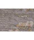 Feizy Waldor Industrial Abstract, Gray/Gold, 6'-7" x 9'-6" Area Rug