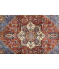 Feizy Percy Vintage Medallion Rug, Rust/Nav Blue/Beige, 5ft-3in x 7ft-6in Area Rug