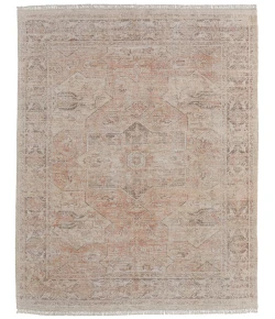 Feizy Caldwell Orange/Tan/Ivory 8798977F 9 ft. X 12 ft. Rect. Rug