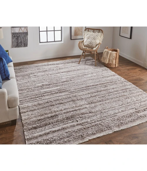 Feizy Alden BROWN ALD8637F 2 ft. X 3 ft. Rectangle Rug