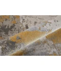 Feizy Waldor Luxury & Glam Abstract, Ivory/Gold/Gray, 12' x 15' Area Rug