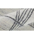 Feizy Whitton Industrial Abstract, Ivory/Black, 8' x 10' Area Rug