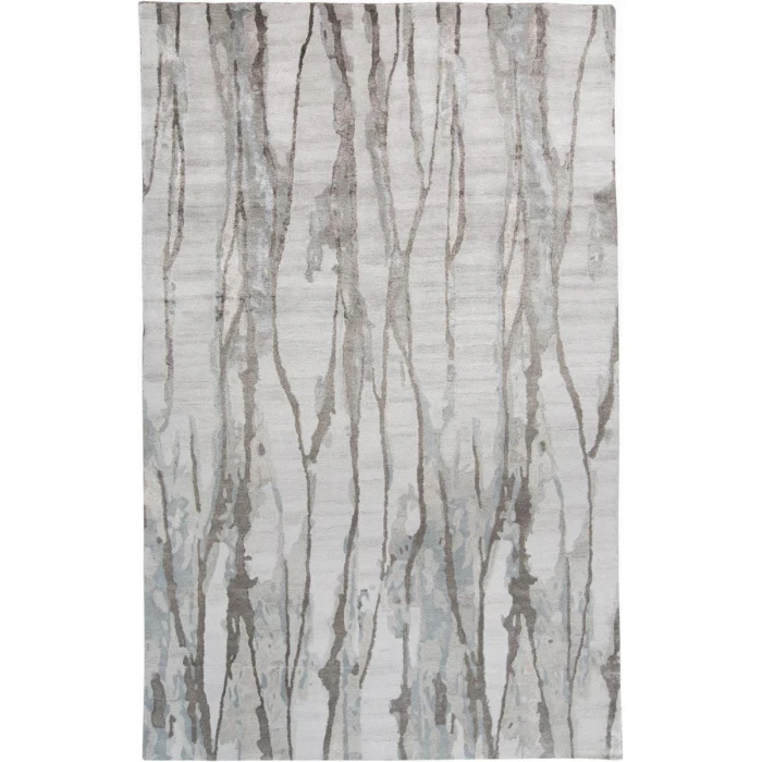 Feizy Dryden Industrial Abstract, Taupe/Ivory/Gray, 9'-6" x 13'-6" Area Rug
