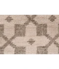 Feizy Parker Mid-Century Modern Diamond, Ivory/Gray, 2'-6" x 10' Runner