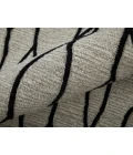Feizy Enzo Casual Abstract, Ivory/Black/Taupe, 12' x 15' Area Rug