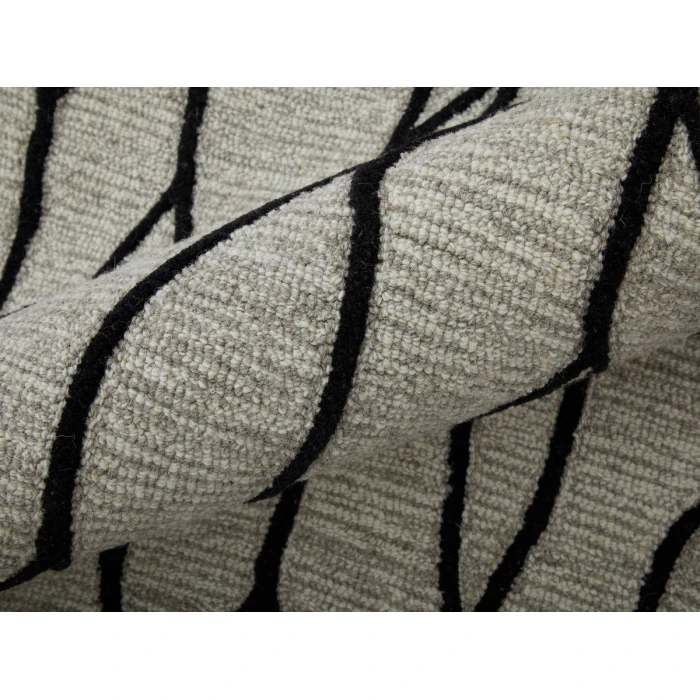 Feizy Enzo Casual Abstract, Ivory/Black/Taupe, 12' x 15' Area Rug