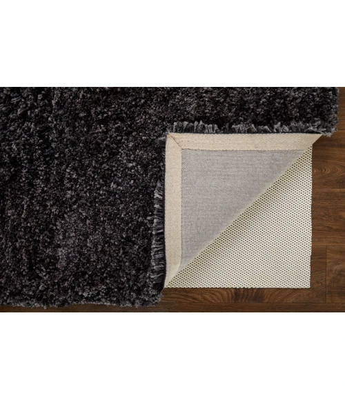 Feizy Stoneleigh Luxury & Glam Solid, Black/Gray, 10' x 14' Area Rug