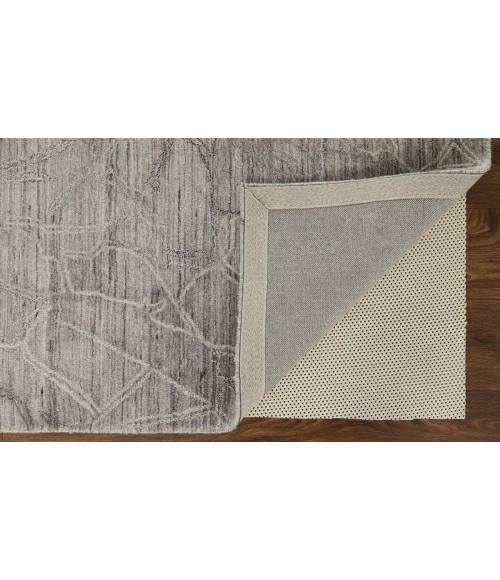 Feizy Whitton Industrial Abstract, Gray/Tan/Ivory, 2' x 3' Area Rug