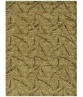 Feizy Leafscape SAGE/GREEN 2857273F 4 ft. X 6 ft. Rectangle Rug