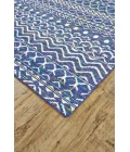 Feizy Sattika Blue/White/Purple 7046202F 7ft.9in. x 9ft.9in. Rect. Rug