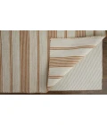 Feizy Duprine Casual Stripes, Ivory/Taupe/Brown, 8' x 11' Area Rug