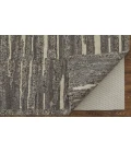 Feizy Navaro Scandinavian Abstract, Gray/Taupe/Ivory, 2' x 3' Area Rug