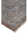 Feizy Marquette Rustic Persian Farmhouse Rug, Rust/Aegean Blue, 5ft x 7ft-2in Area Rug