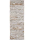 Feizy Laina Industrial Abstract, Tan/Ivory, 3' x 12' Runner