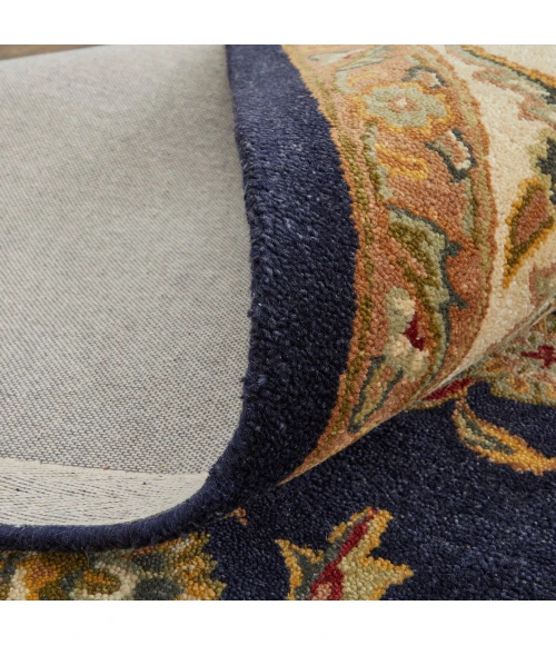 Feizy Wagner Classic Oriental, Blue/Tan/Gold, 5' x 8' Area Rug