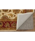 Feizy Wagner Classic Oriental, Tan/Gold/Red, 5' x 8' Area Rug