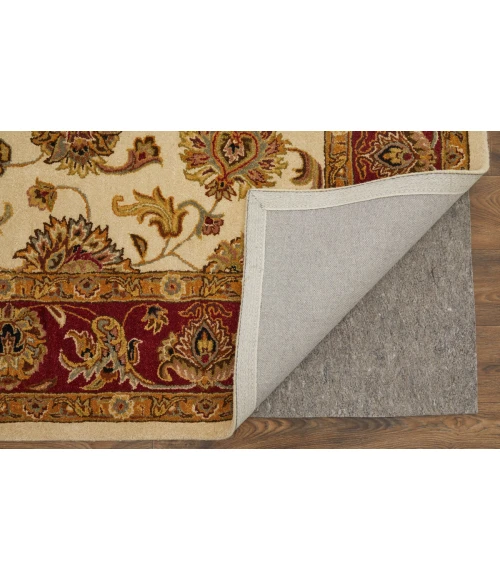 Feizy Wagner Classic Oriental, Tan/Gold/Red, 5' x 8' Area Rug
