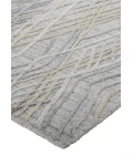 Feizy Elias Abstract Diamond Accent Rug, High/Low, Oyster Gray/Taos Taupe, 2ft x 3ft