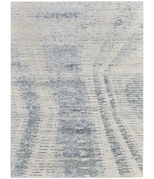 Feizy Brighton Industrial Abstract, Ivory/Blue/Gray, 8'-6" x 11'-6" Area Rug