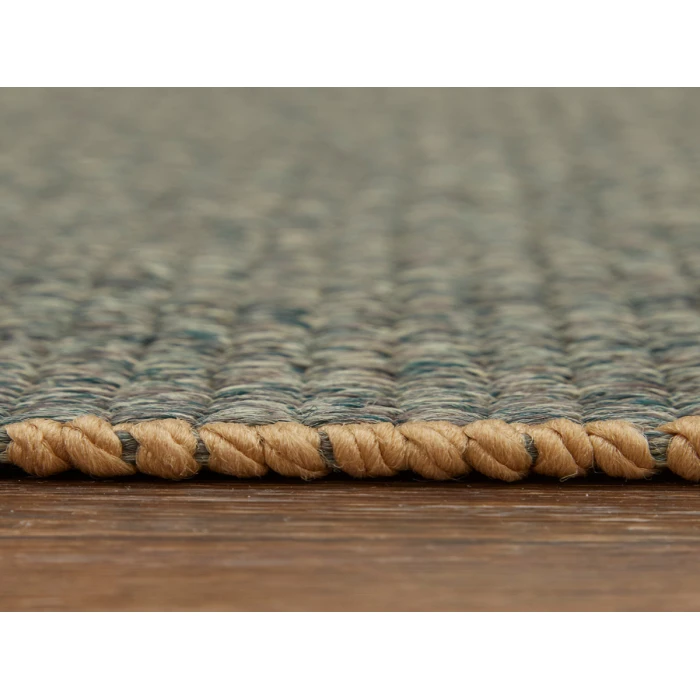 Feizy Theo GREEN/SAND THE0827F 8 ft. X 10 ft. Rectangle Rug