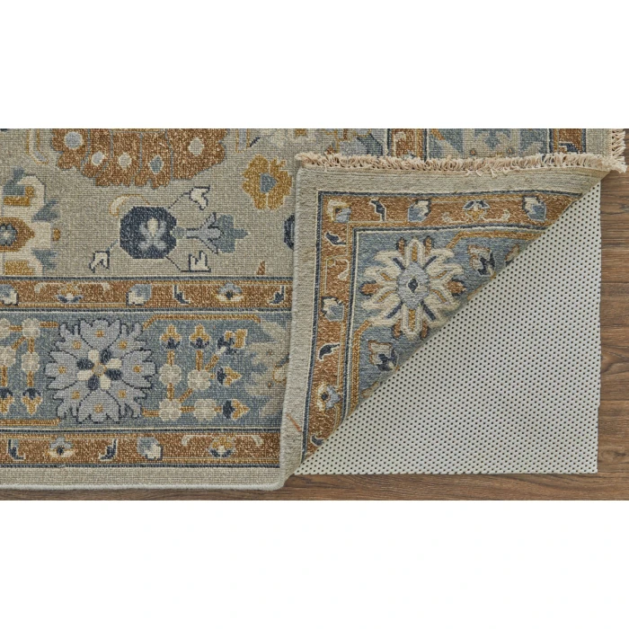 Feizy Corbitt Classic Oriental, Blue/Brown/Gray, 2' x 3' Accent Rug