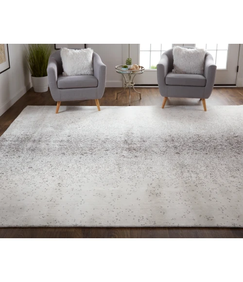 Feizy Grier Industrial Gradient & Ombre, Gray/Ivory/Taupe, 8' x 10' Area Rug