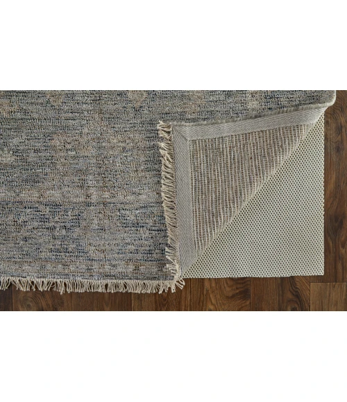 Feizy Caldwell Bohemian & Eclectic Distressed, Gray/Blue/Taupe, 9' x 12' Area Rug
